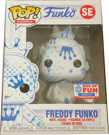 image de Freddy Funko (Artist Series) (White & Blue with Dots)