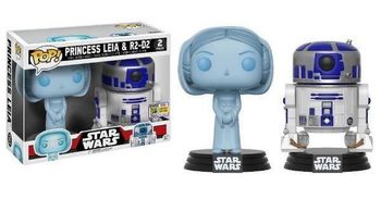 image de Princess Leia (Holographic) & R2-D2 [SDCC]