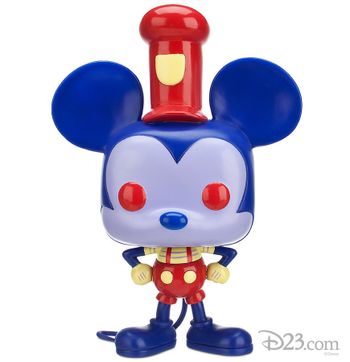 image de Steamboat Willie (Blue And Red - Redux)