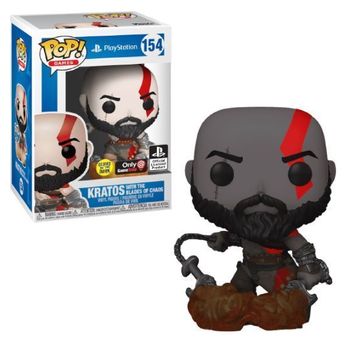 image de Kratos with the Blades of Chaos (Glow in the Dark)