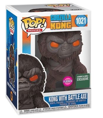 image de Kong With Battle Axe (Flocked) (B&N)