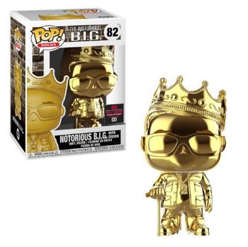 image de Notorious B.I.G. with Crown (Chrome Gold)